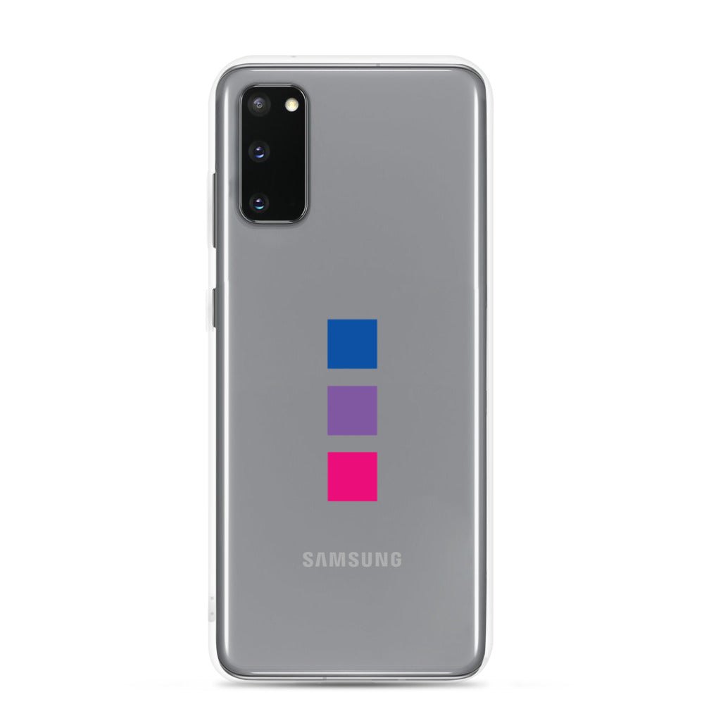 Funda para Samsung con cuadrados bisexuales