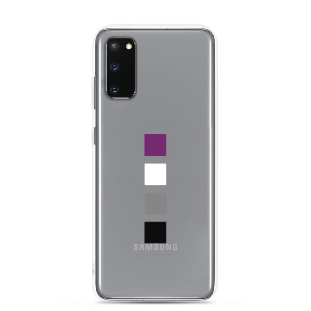 Funda para Samsung con cuadrados asexuales