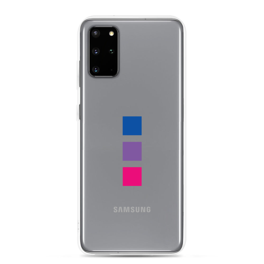 Funda para Samsung con cuadrados bisexuales