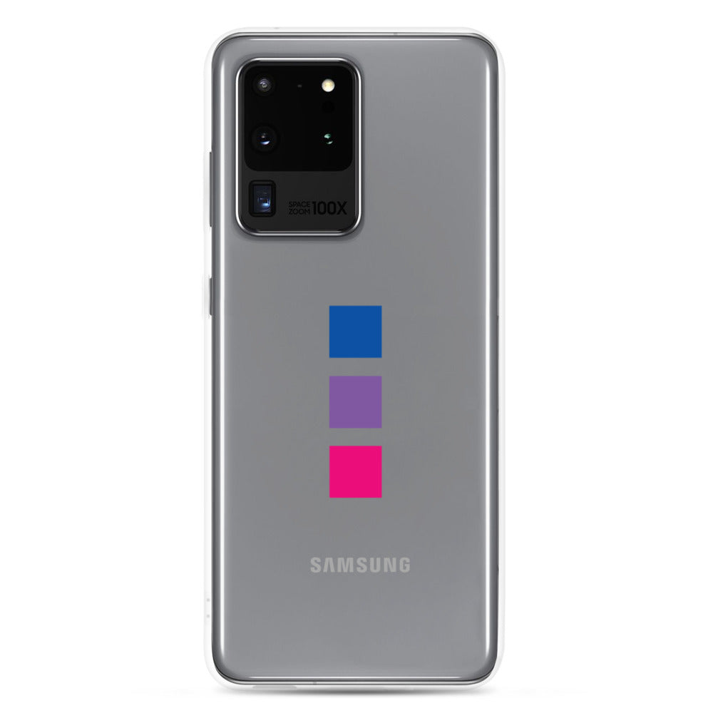 Funda para Samsung con cuadrados bisexuales