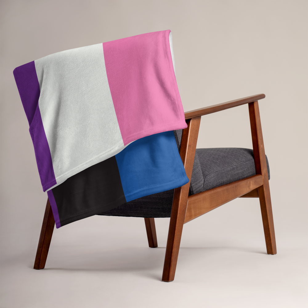 Genderfluid Throw Blanket