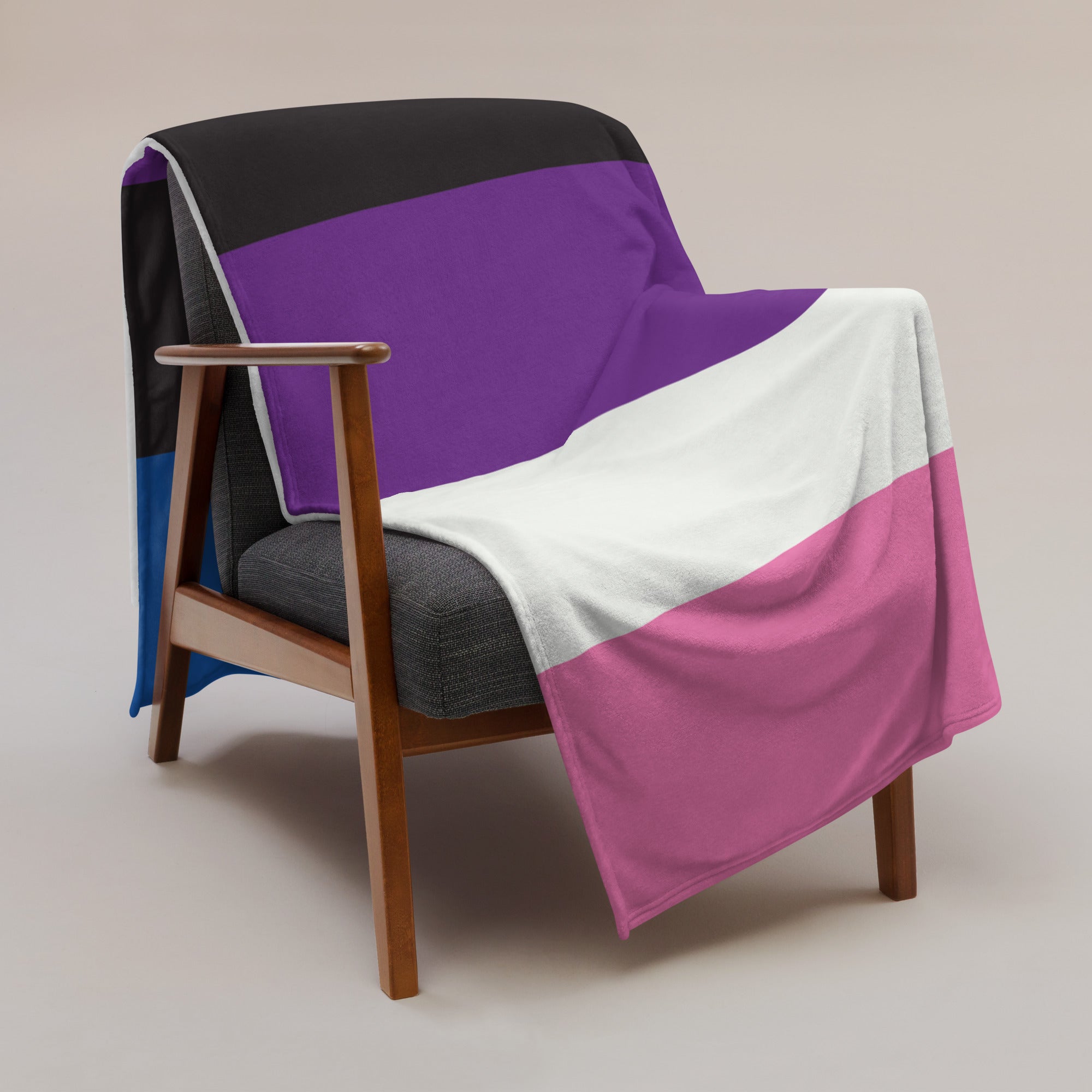 Genderfluid Throw Blanket