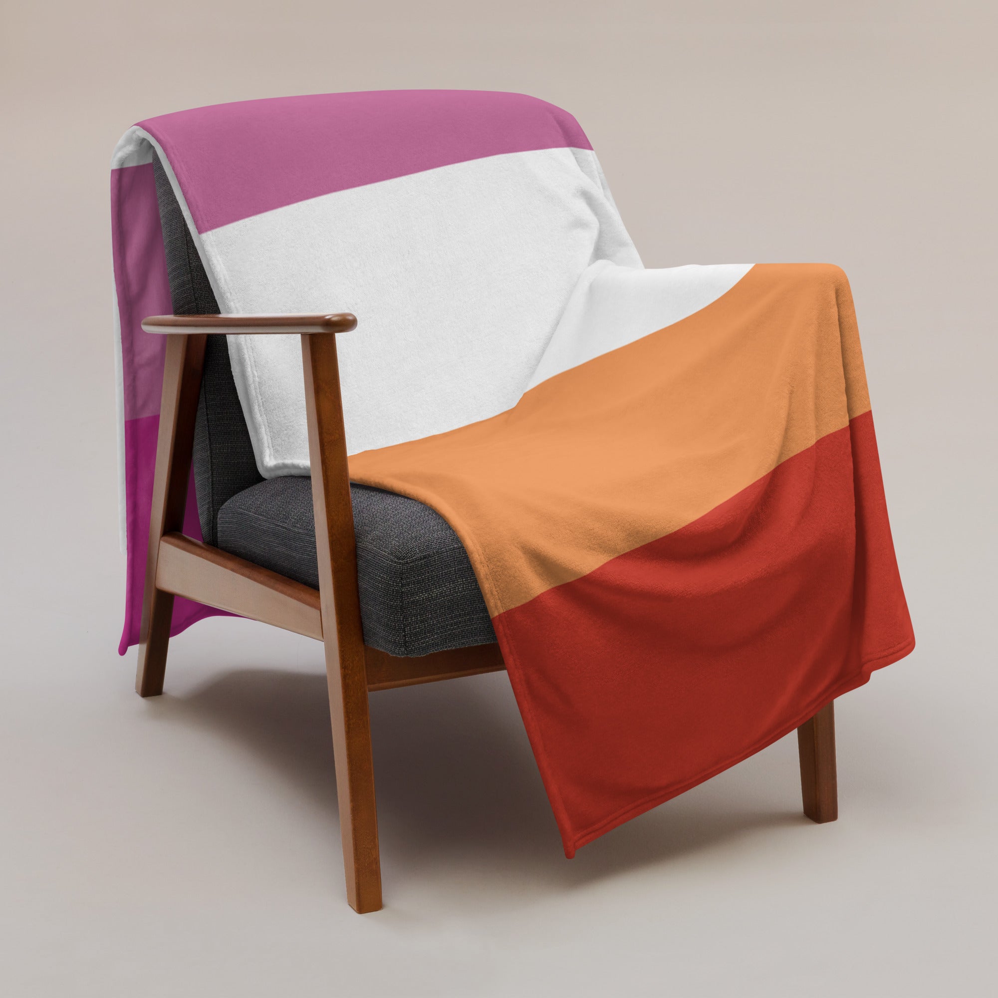 Lesbian Pride Throw Blanket