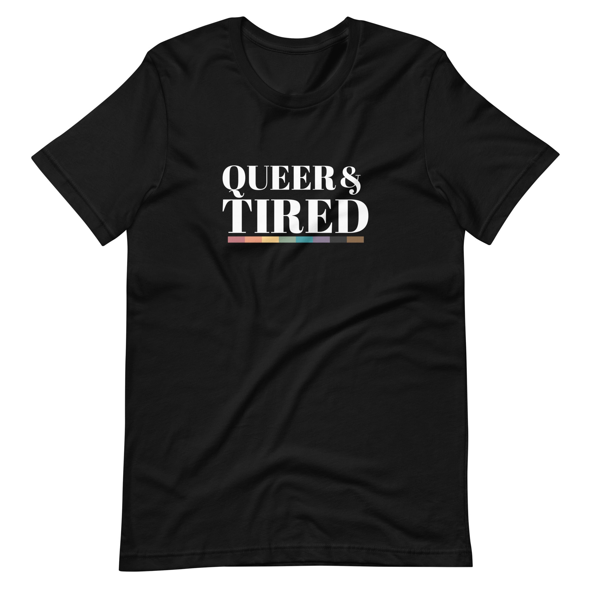 Camiseta unisex Queer & Tired