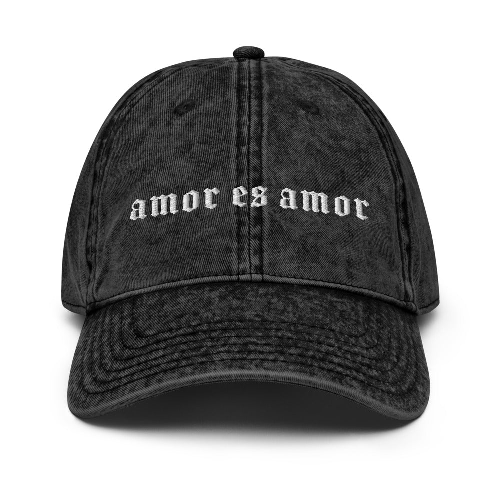 Amor es Amor Demin Hat