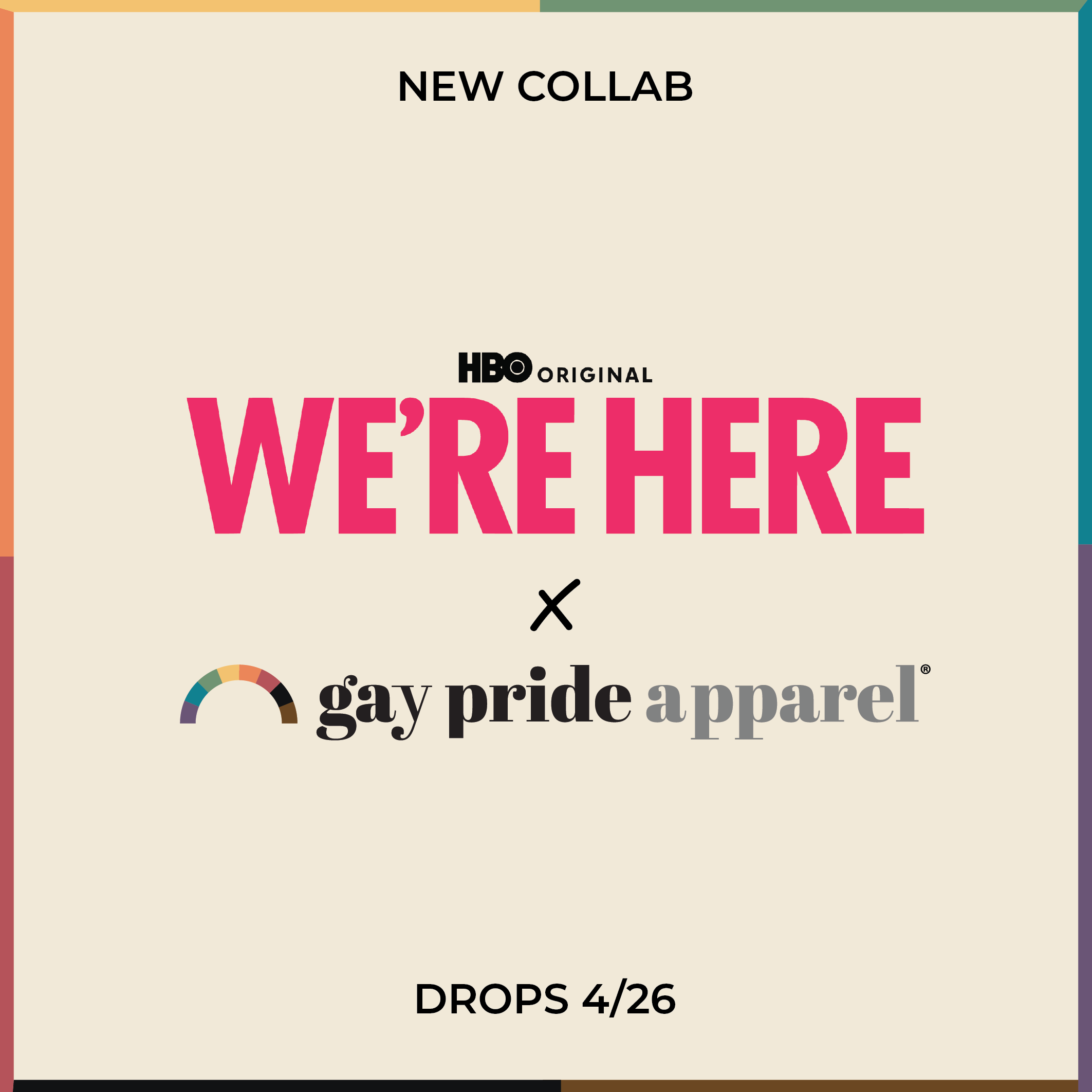 Gay Pride Apparel Collaborates with HBO’s 