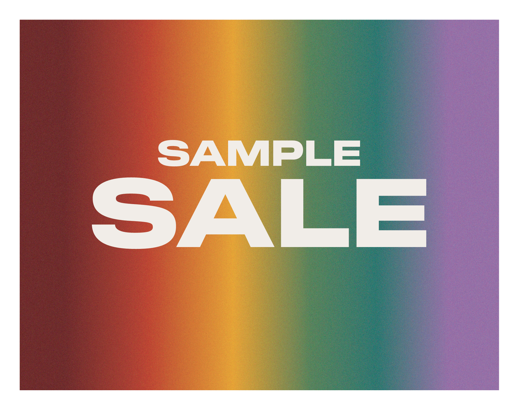 Sample Sale