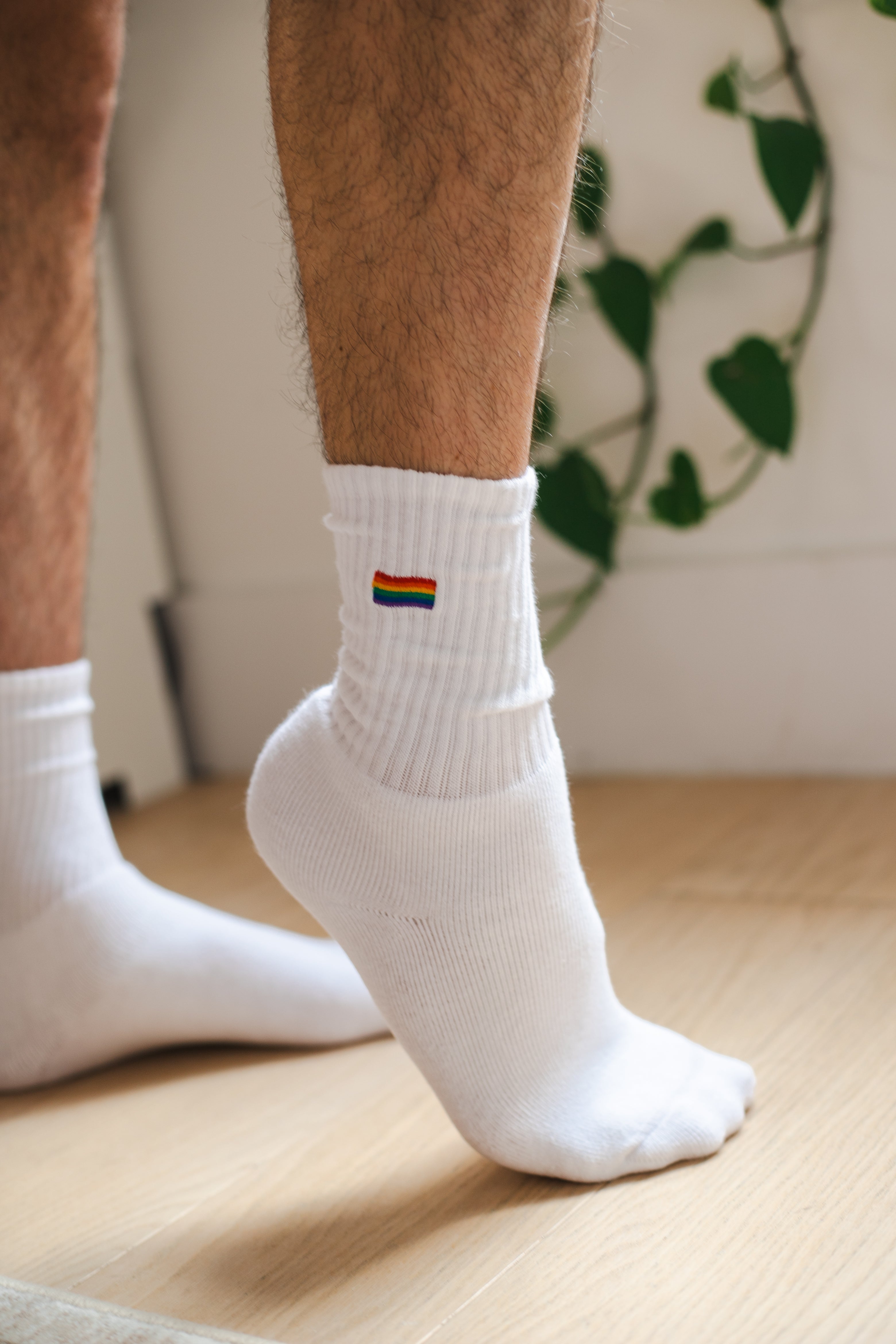 Embroidered Pride Socks