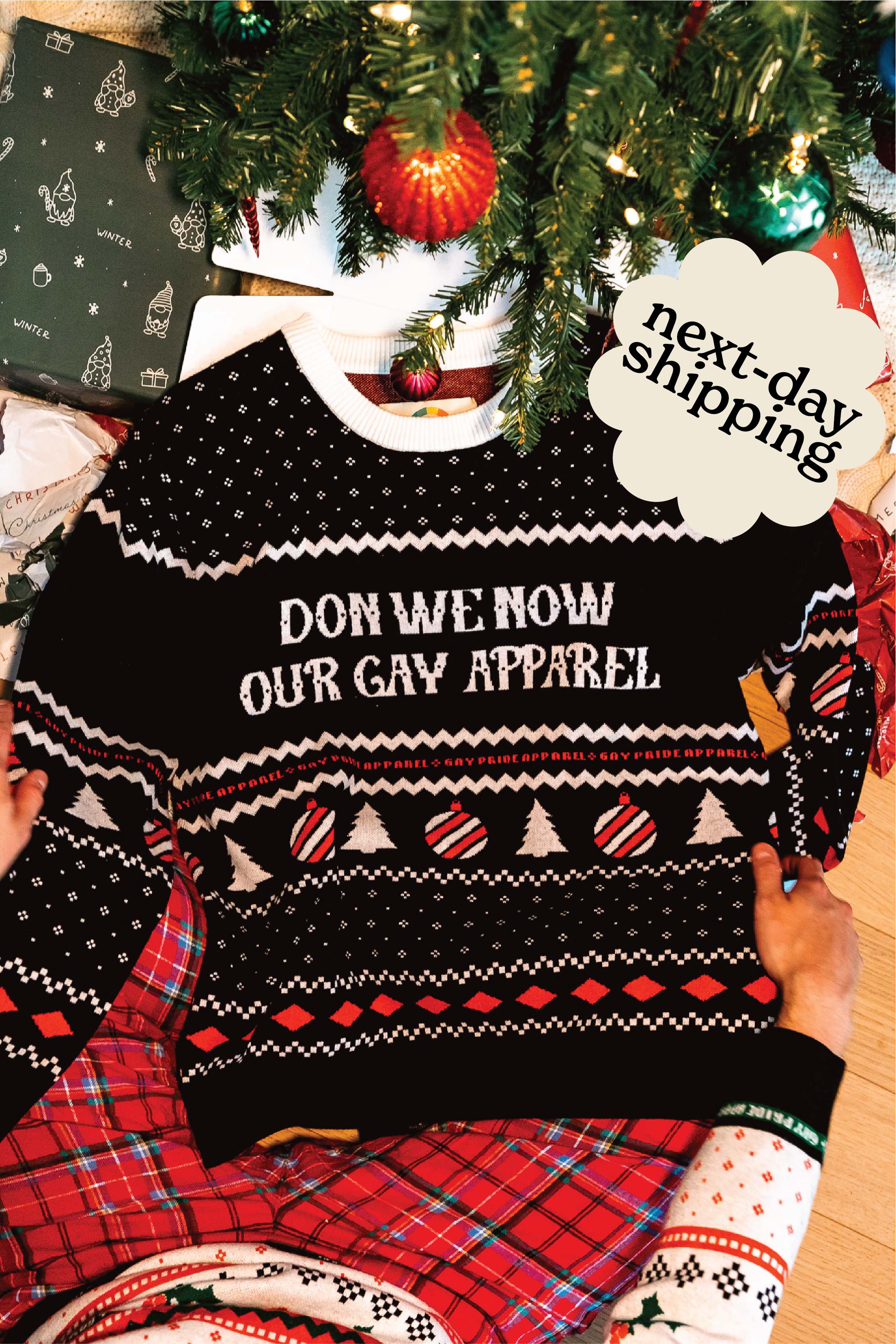 ¿Ya conocemos nuestro feo suéter de punto para gays?