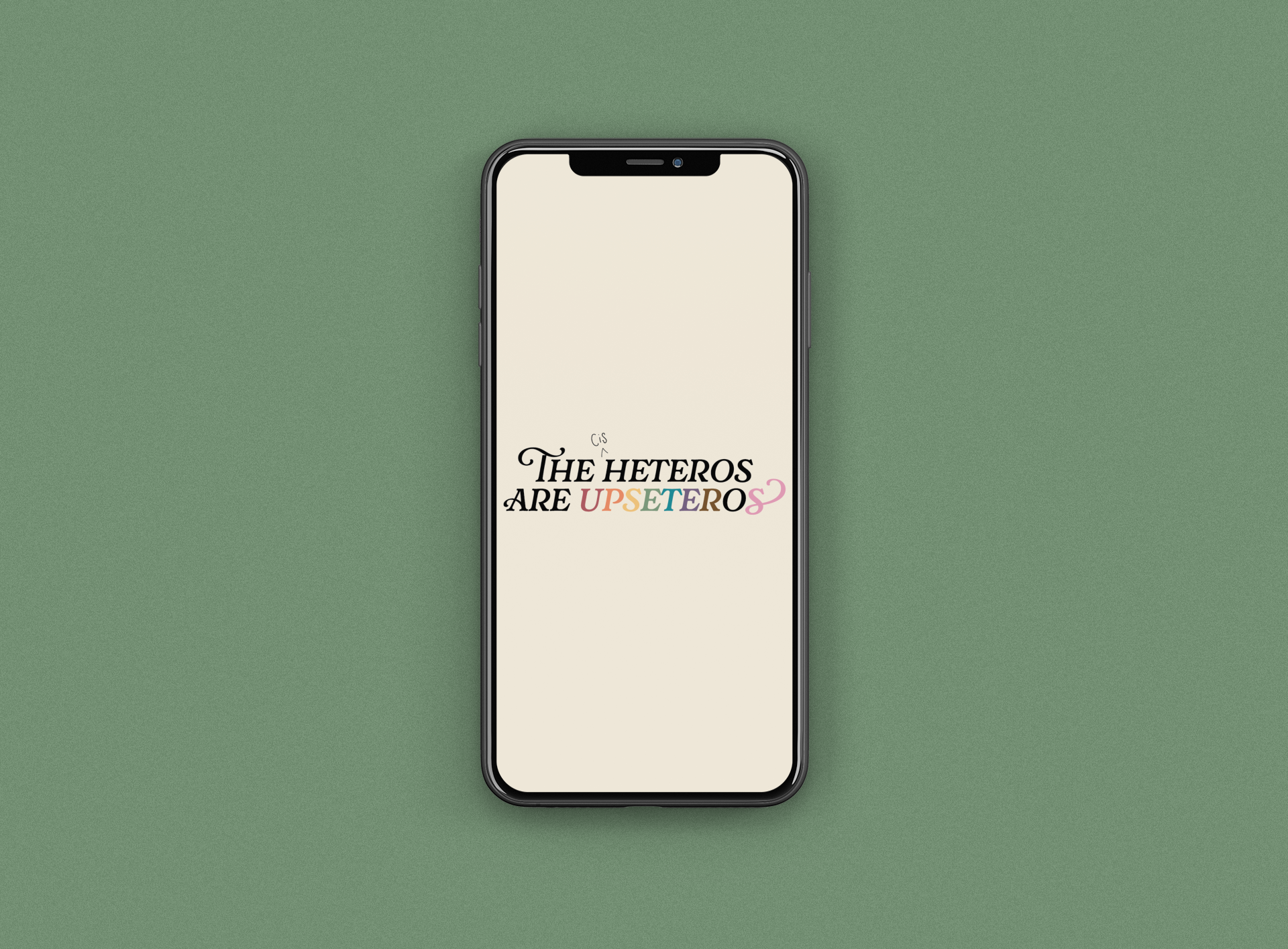 The (Cis) Heteros Are Upseteros Phone Wallpaper