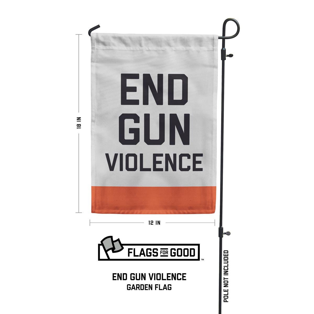 End Gun Violence Garden Flag