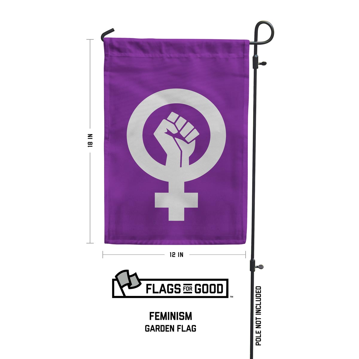 Feminism Garden Flag