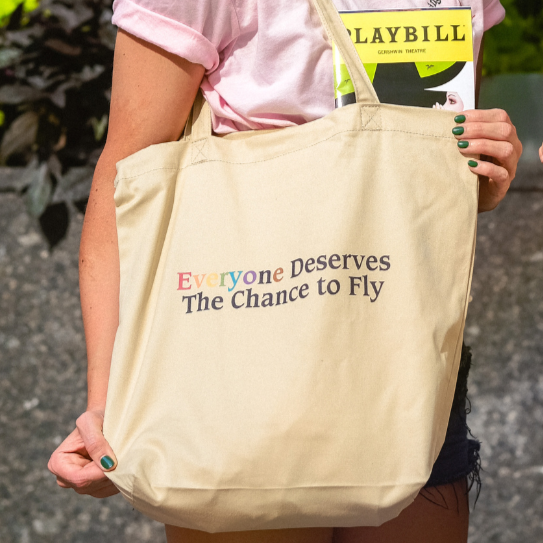 Everyone Deserves The Chance To Fly Organic Cotton Tote Bag