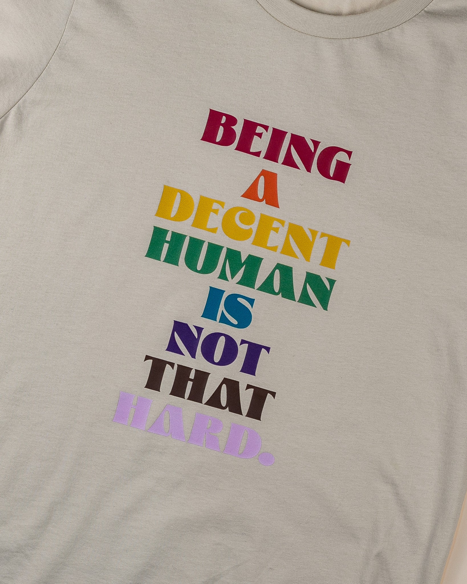 Being A Decent Human Is Not That Hard T-Shirt