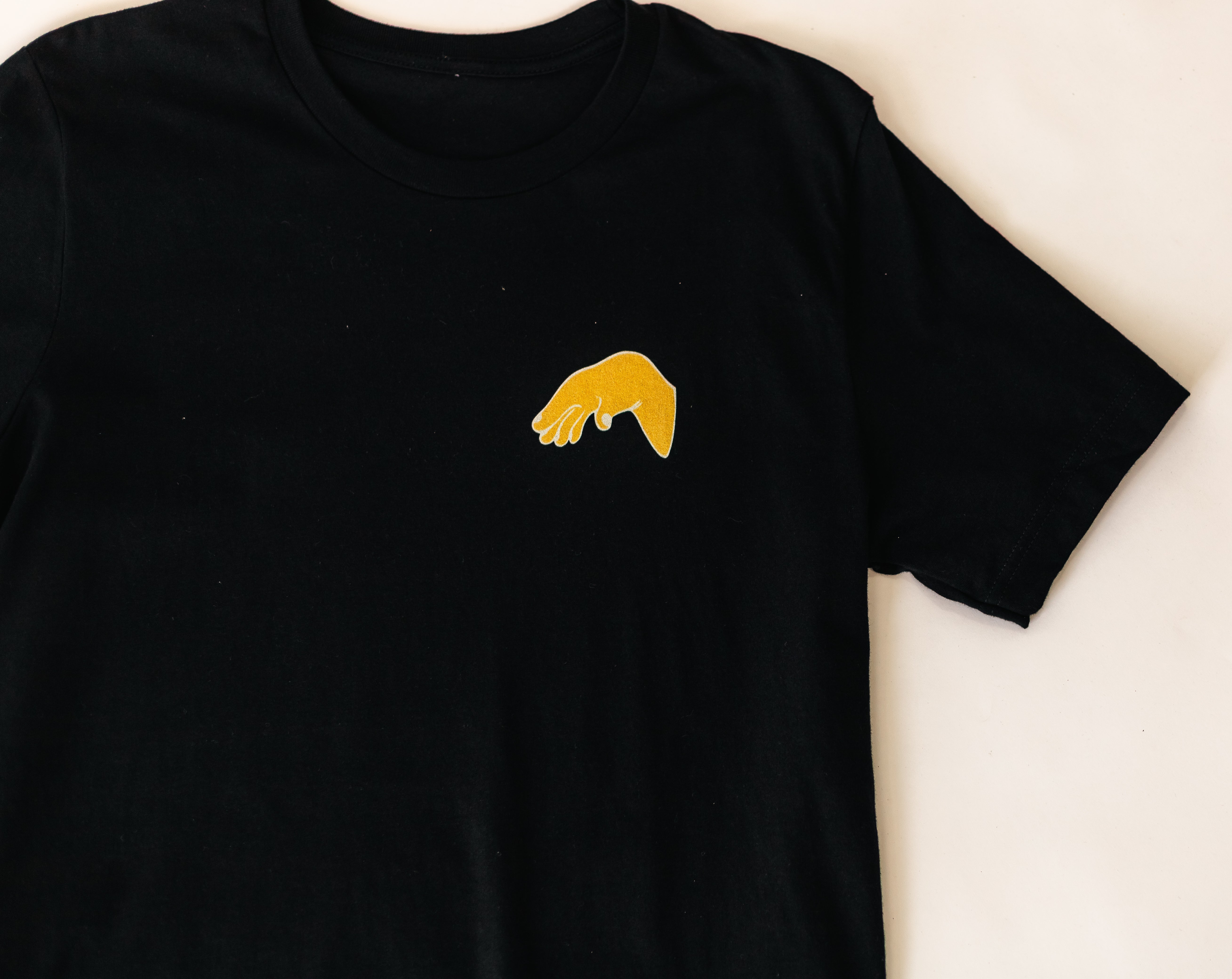 T-shirt unisexe « Vivre rire poignet mou »