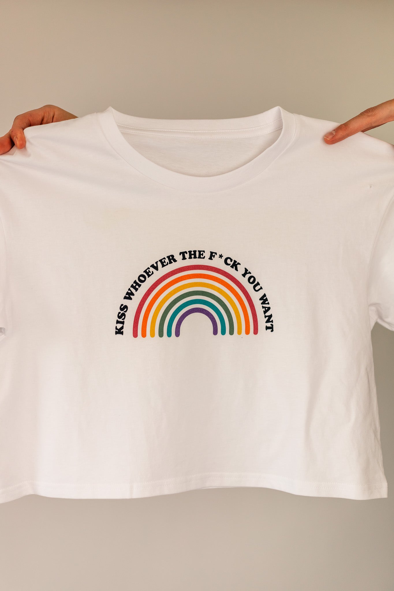 Kiss Whoever The F*ck You Want Unisex Crop Top (Limited Sizes/XS-XL)