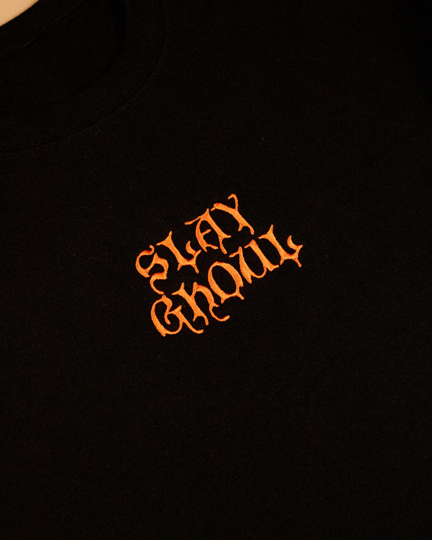 Slay Ghoul Halloween Embroidered Sweatshirt