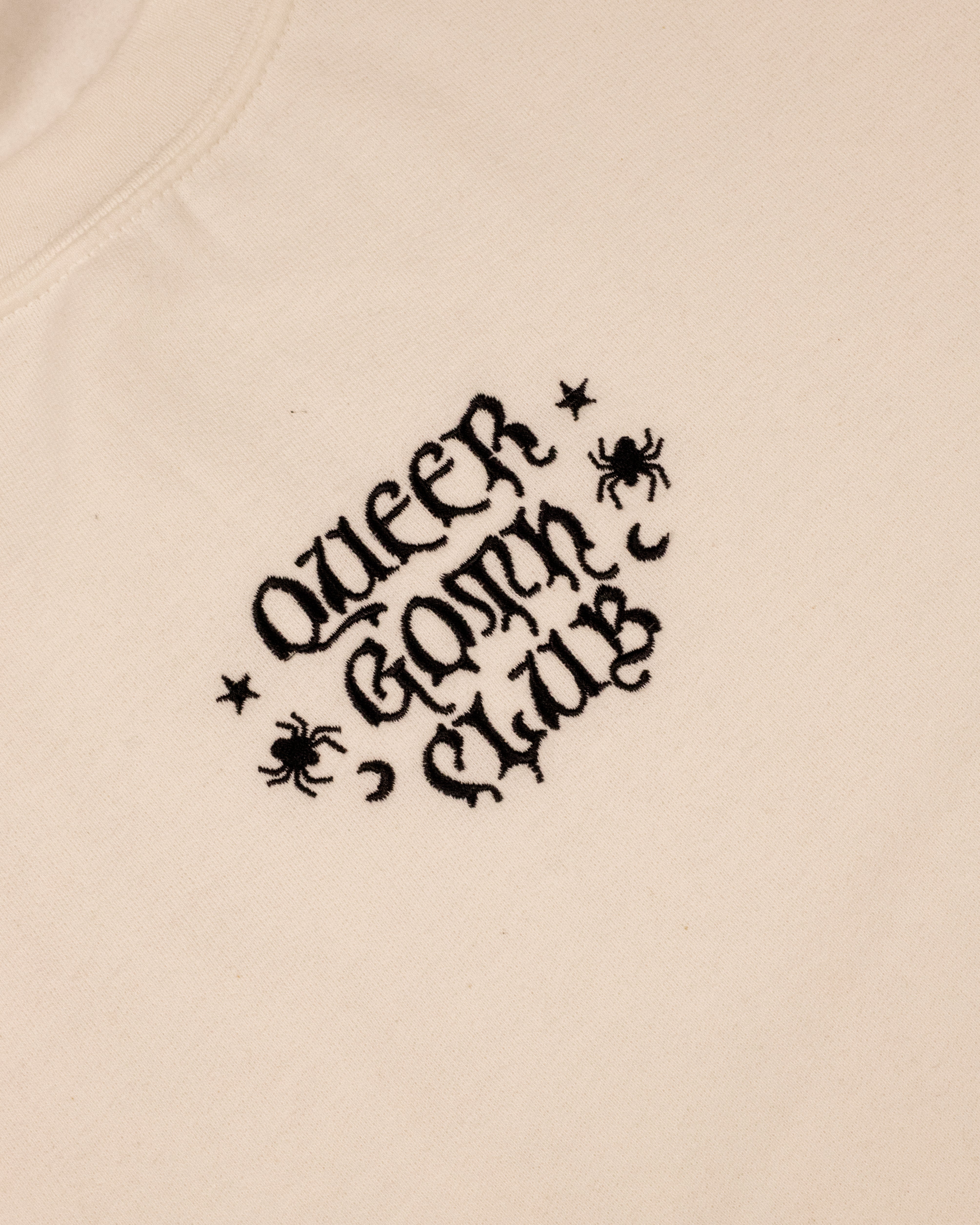 Queer Goth Club Halloween Embroidered Sweatshirt