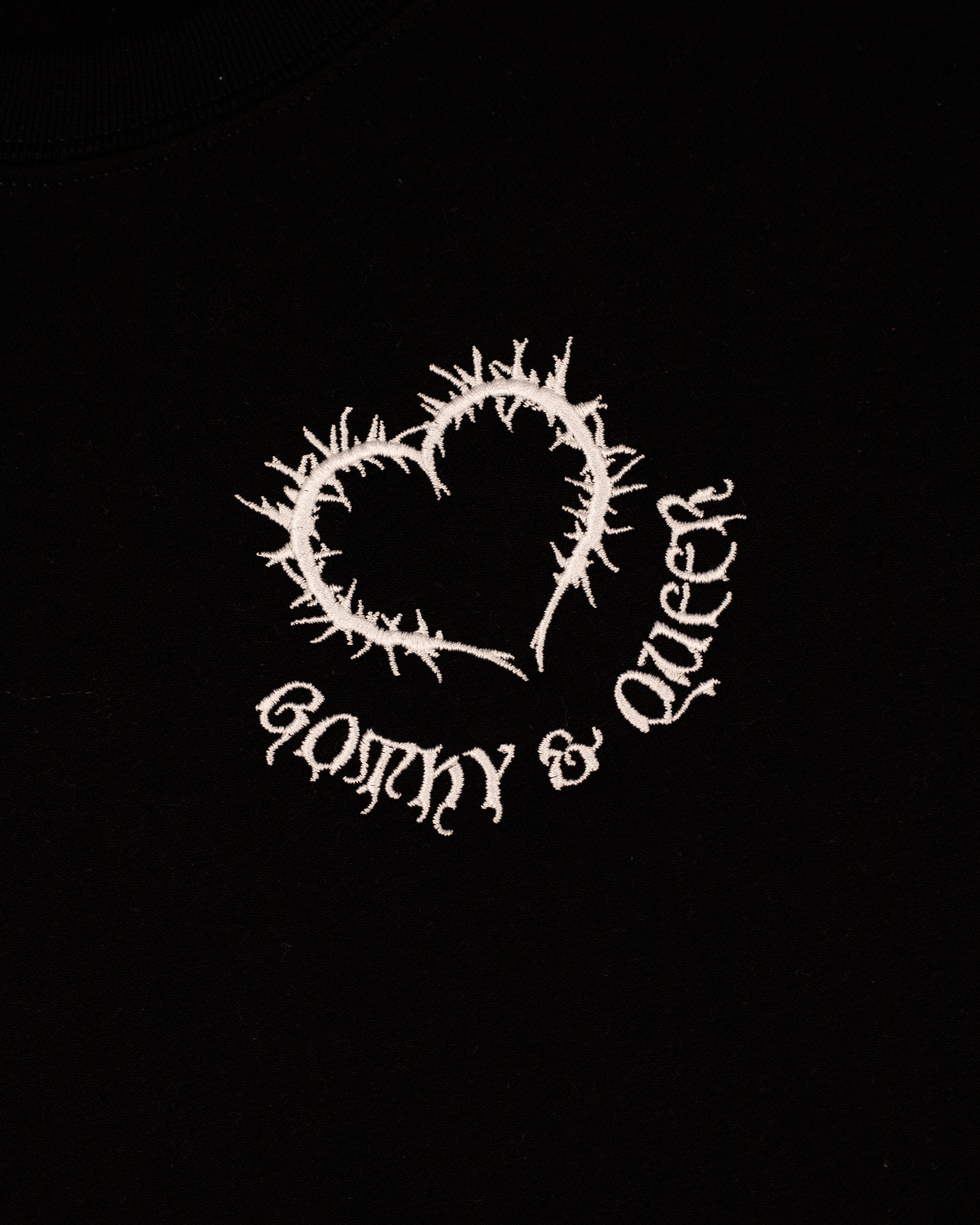 Gothy & Queer Halloween Embroidered Sweatshirt