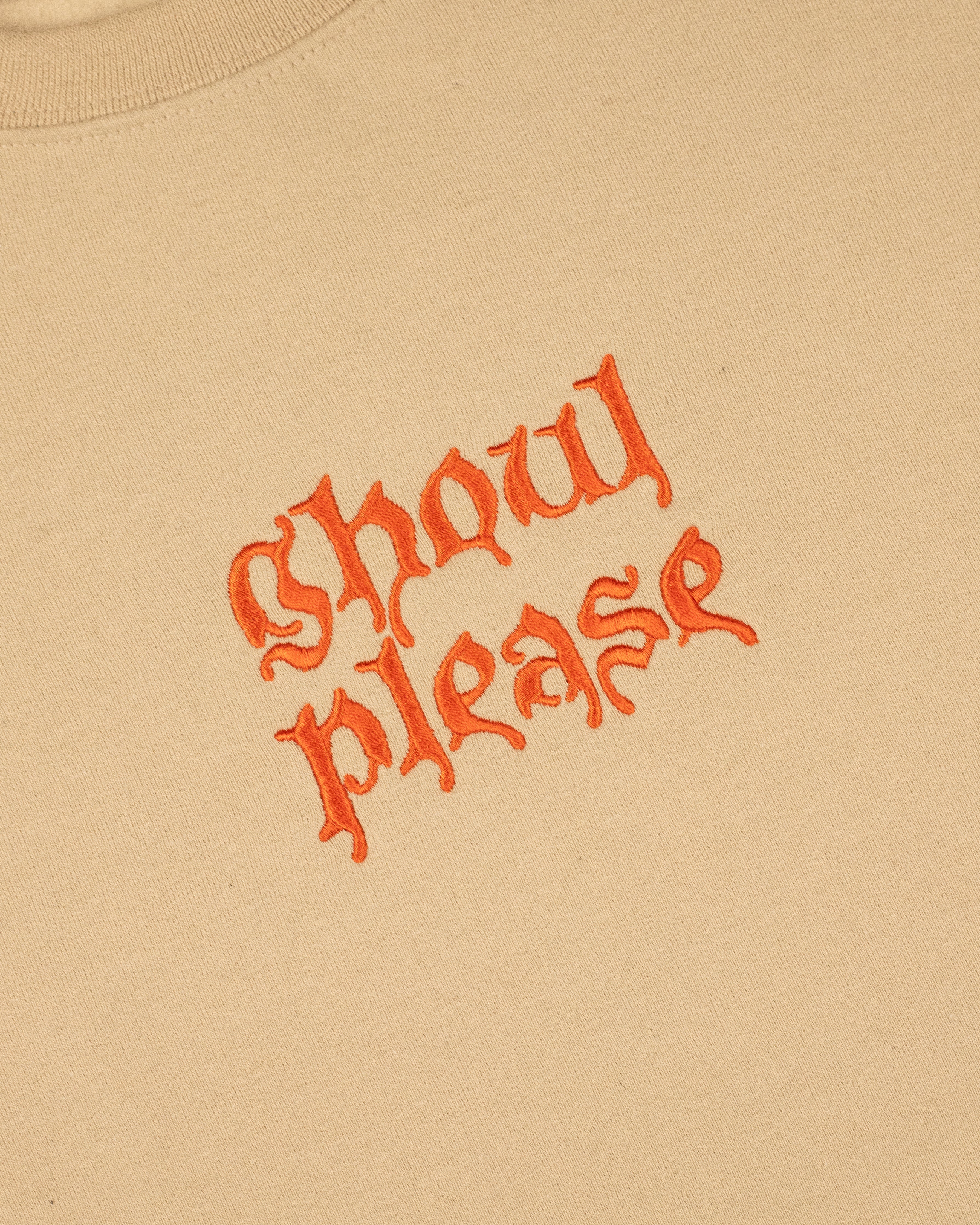 Ghoul Please Halloween Embroidered Sweatshirt