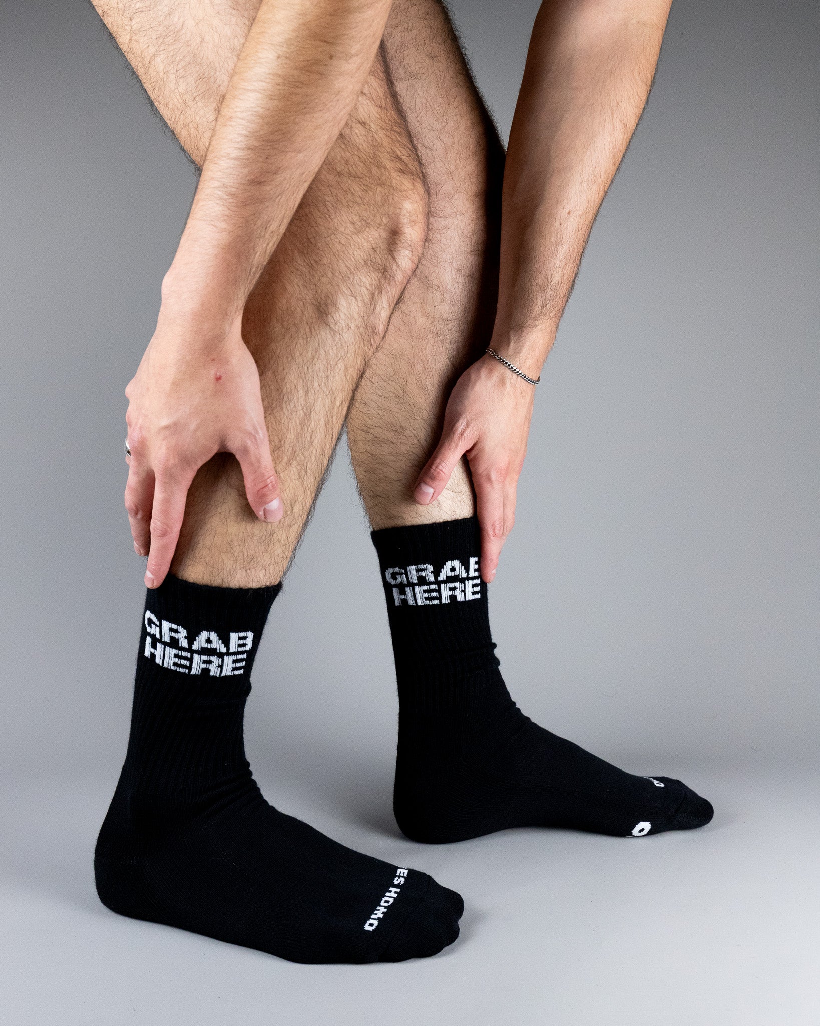Grab Here Socks