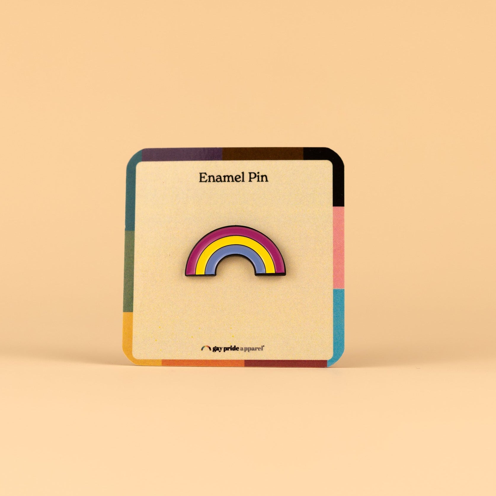 Pansexual Rainbow Enamel Pin