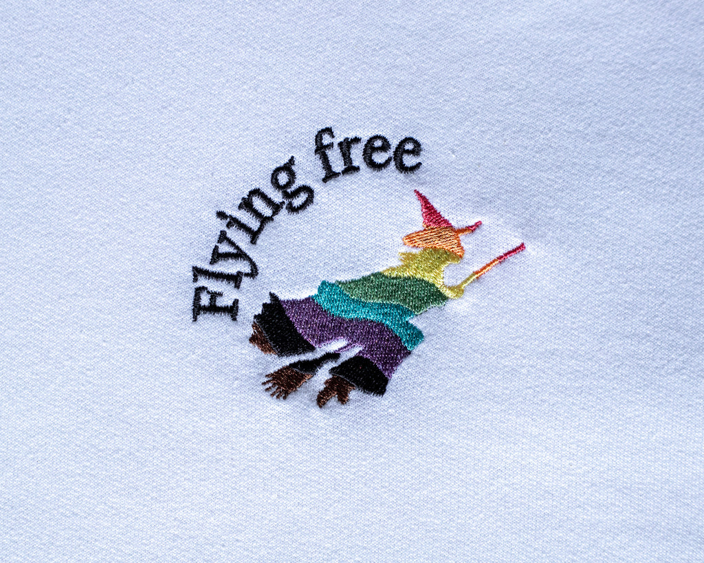 Flying Free Embroidered Unisex T-Shirt