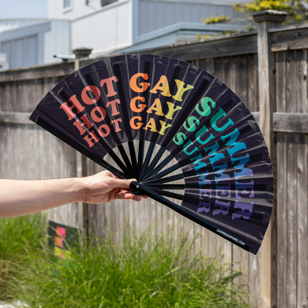 Hot Gay Summer Pride Fan