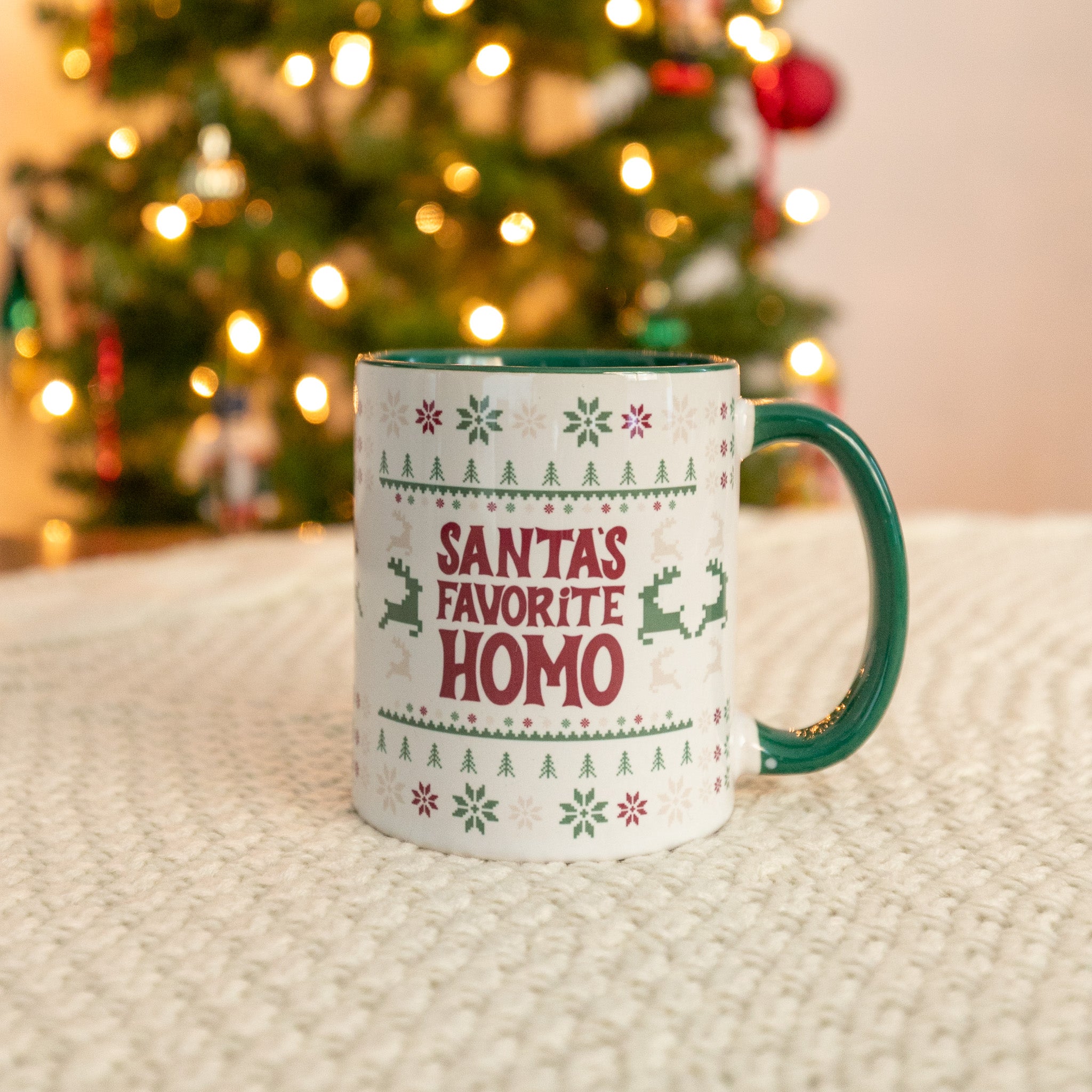 Santa's Favorite Homo Holiday Mug