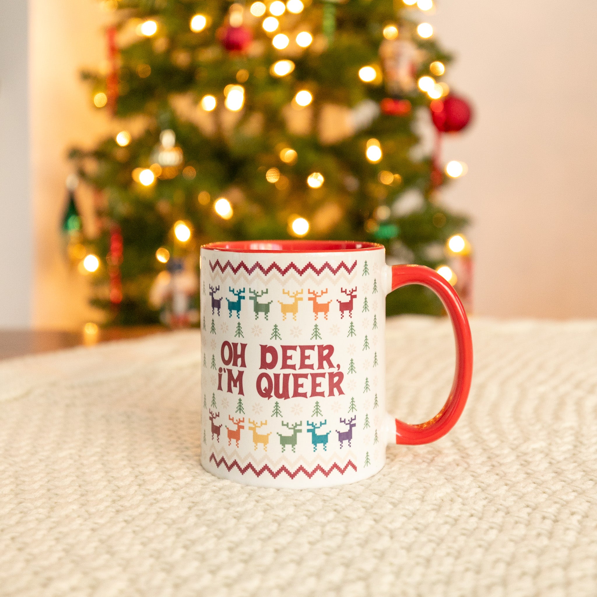 Oh Deer, I'm Queer Holiday Mug
