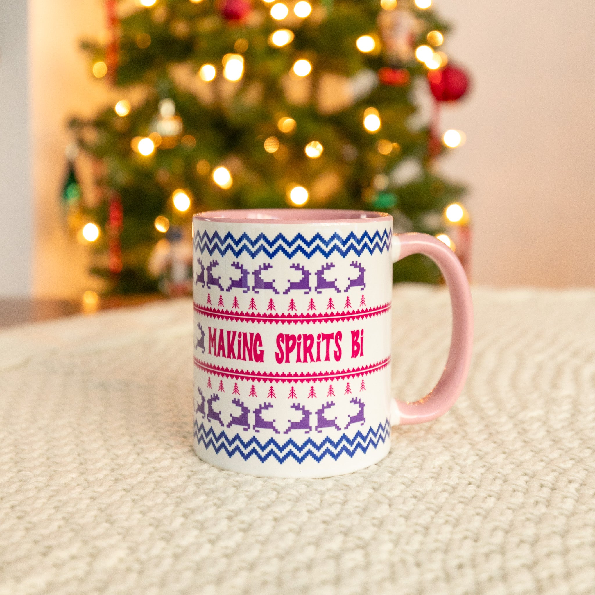 Making Spirits Bi Holiday Mug