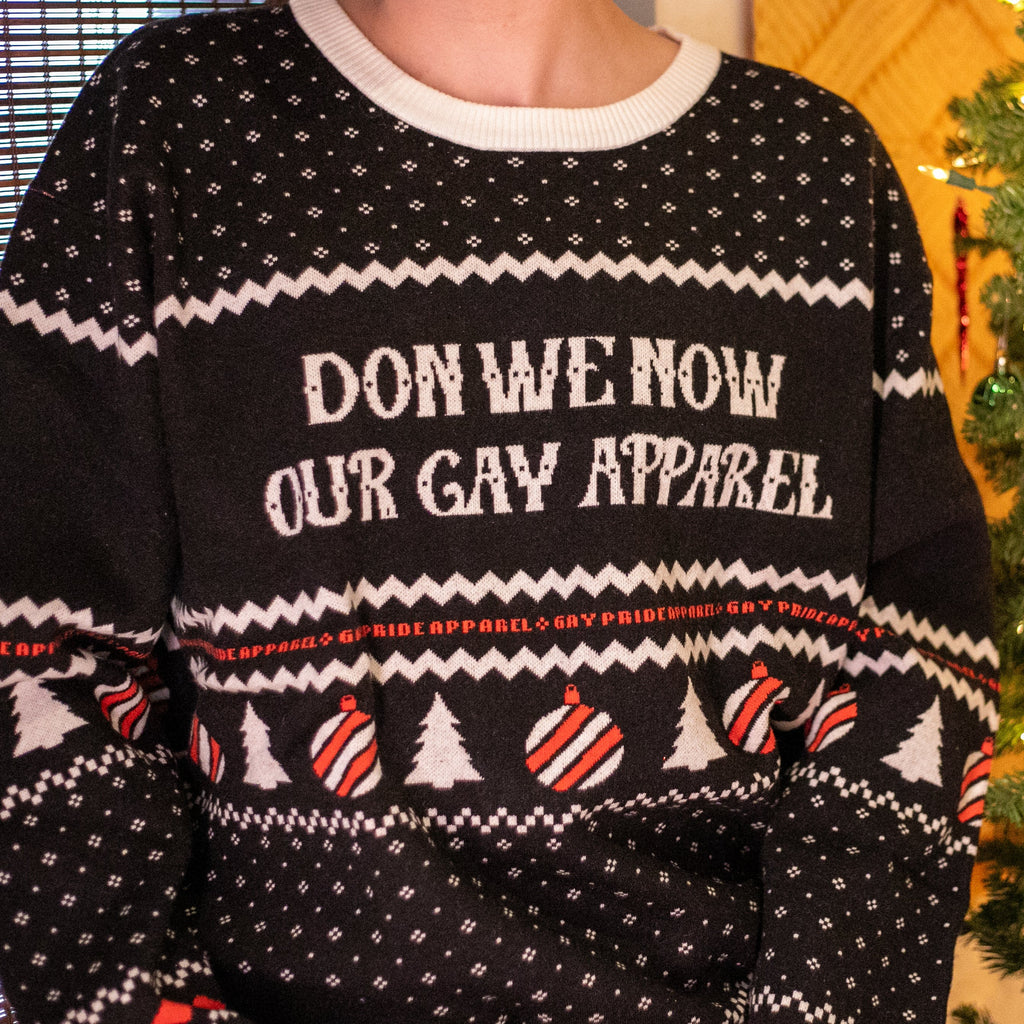 Don We Now Our Gay Apparel Knitted Ugly Sweater