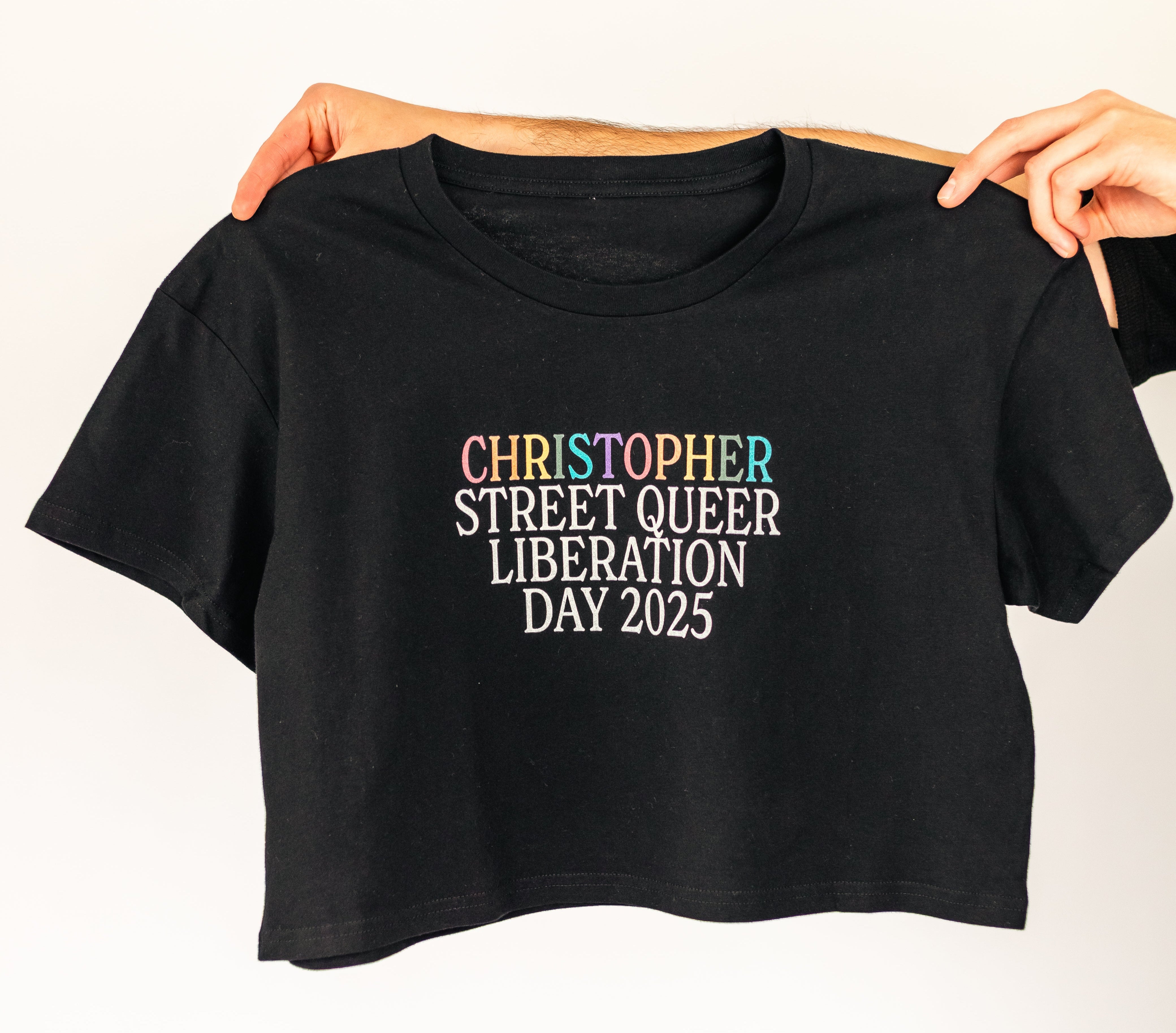 Christopher Street Queer Liberation Day 2025/Pride Is Going Back To The Roots Unisex Crop Top (Limited Sizes/XS-XL)