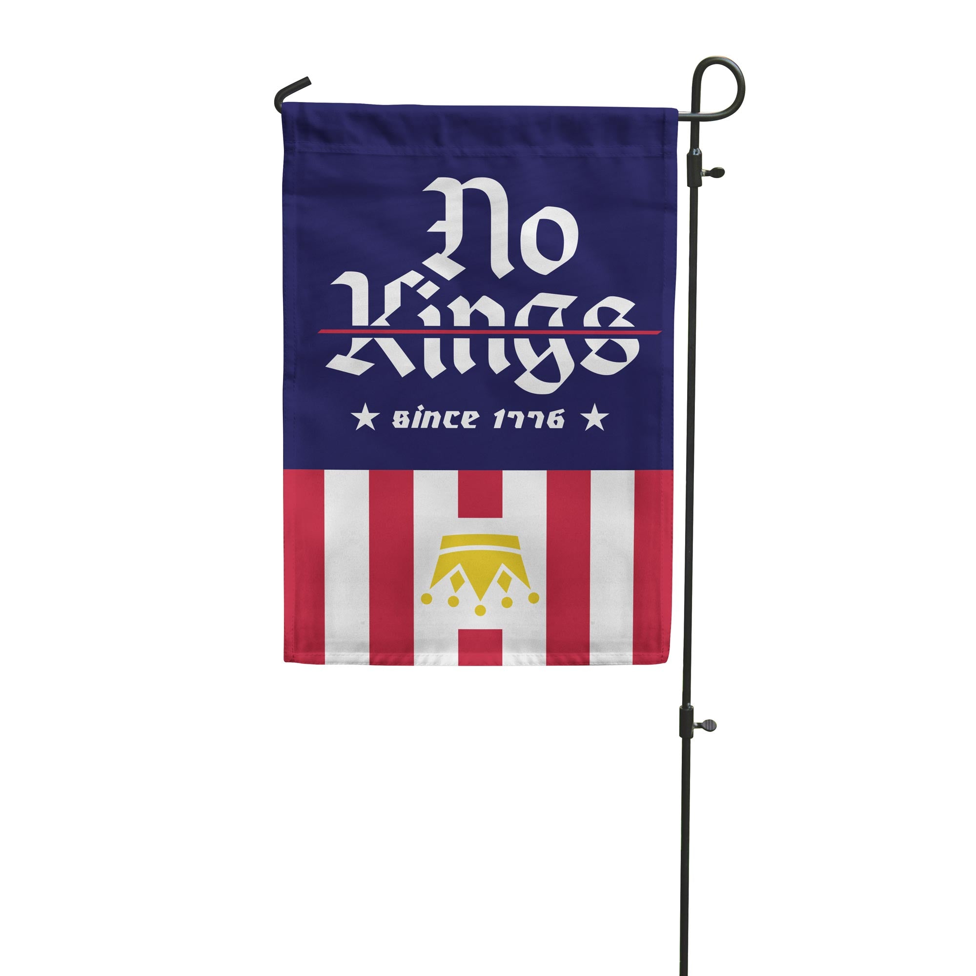 No Kings Garden Flag