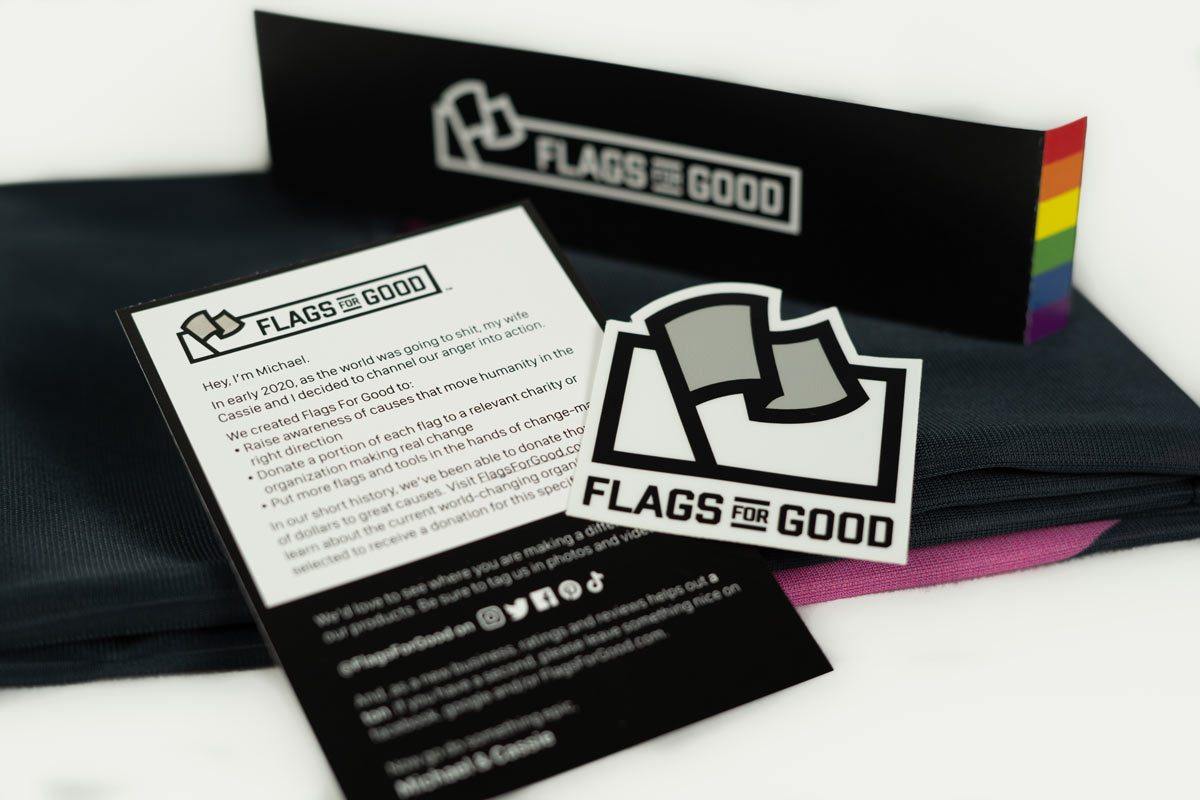 Pink Triangle LGBT Pride Flag