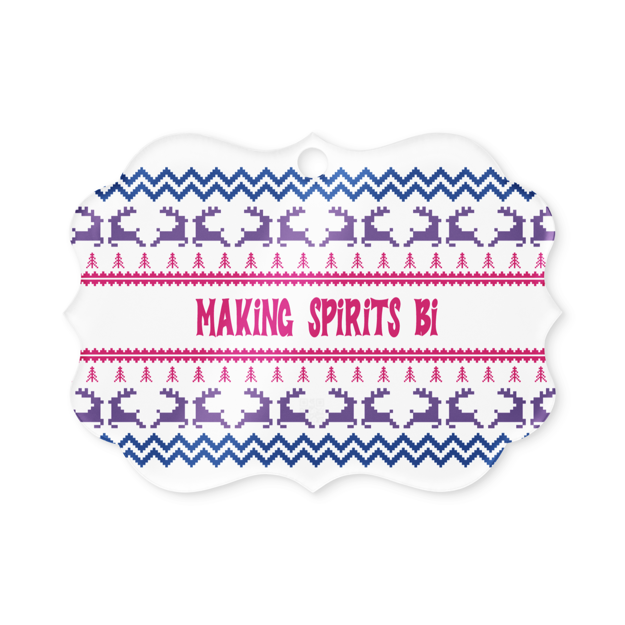 Making Spirits Bi Holiday Ornament