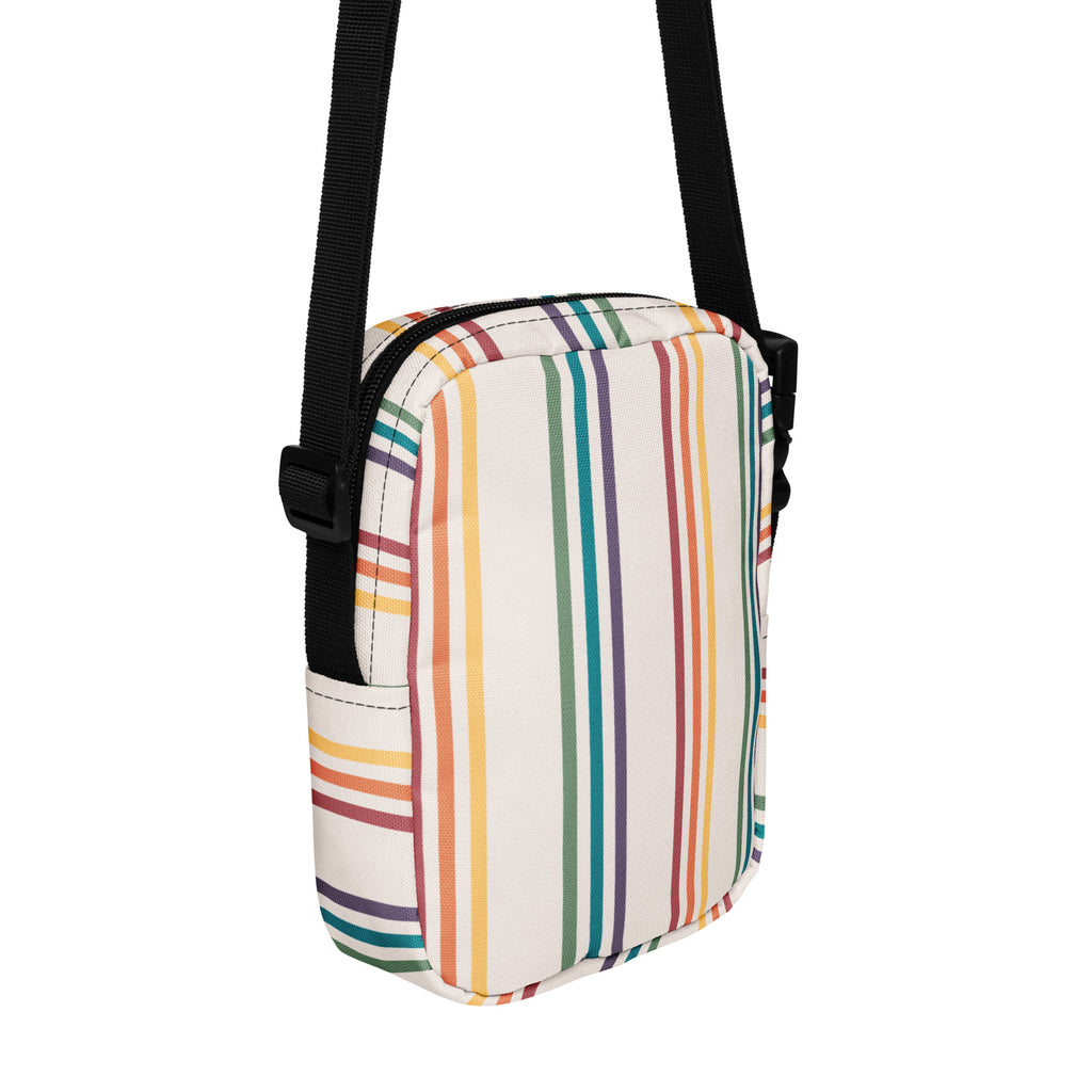 Rainbow Stripes Crossbody Bag