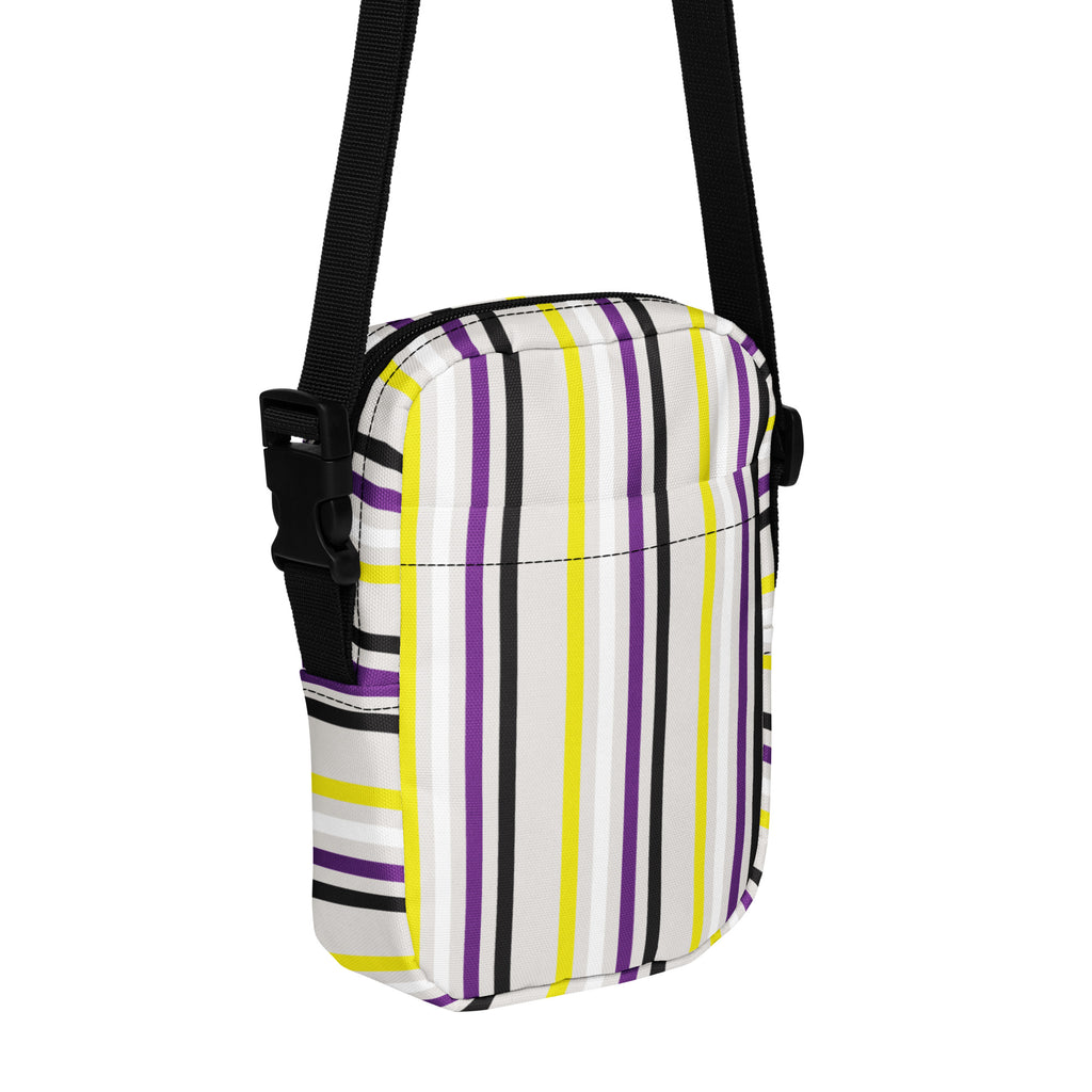 Non-Binary Stripes Crossbody Bag