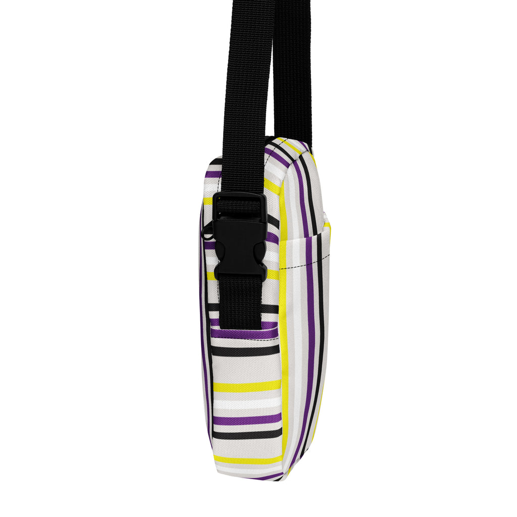 Non-Binary Stripes Crossbody Bag