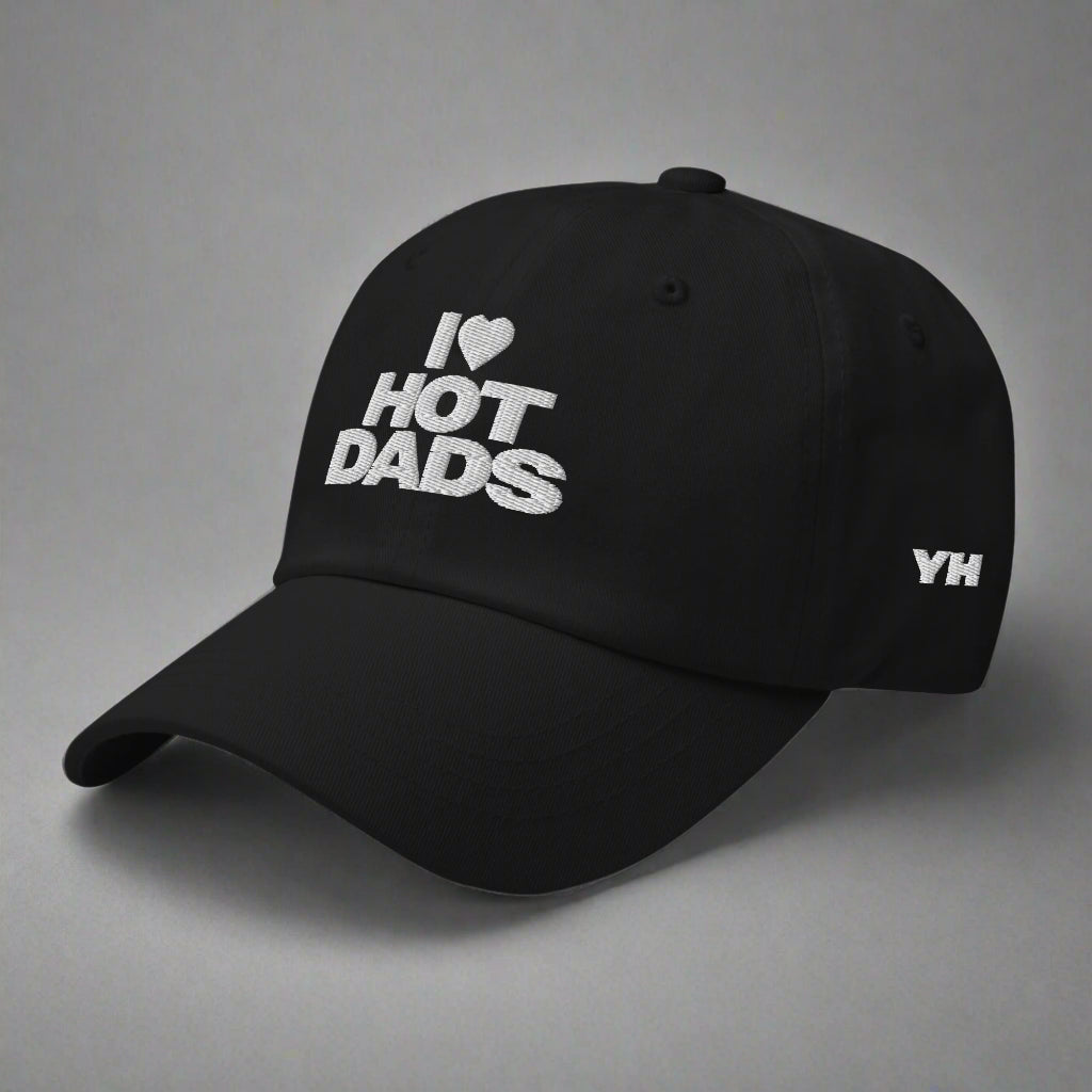 I Love Hot Dads Dad Hat