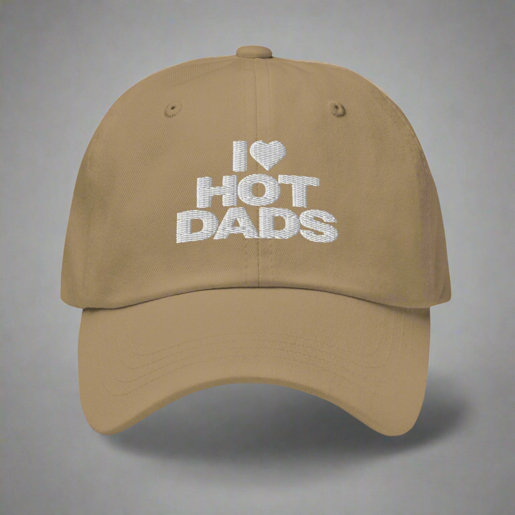 I Love Hot Dads Dad Hat