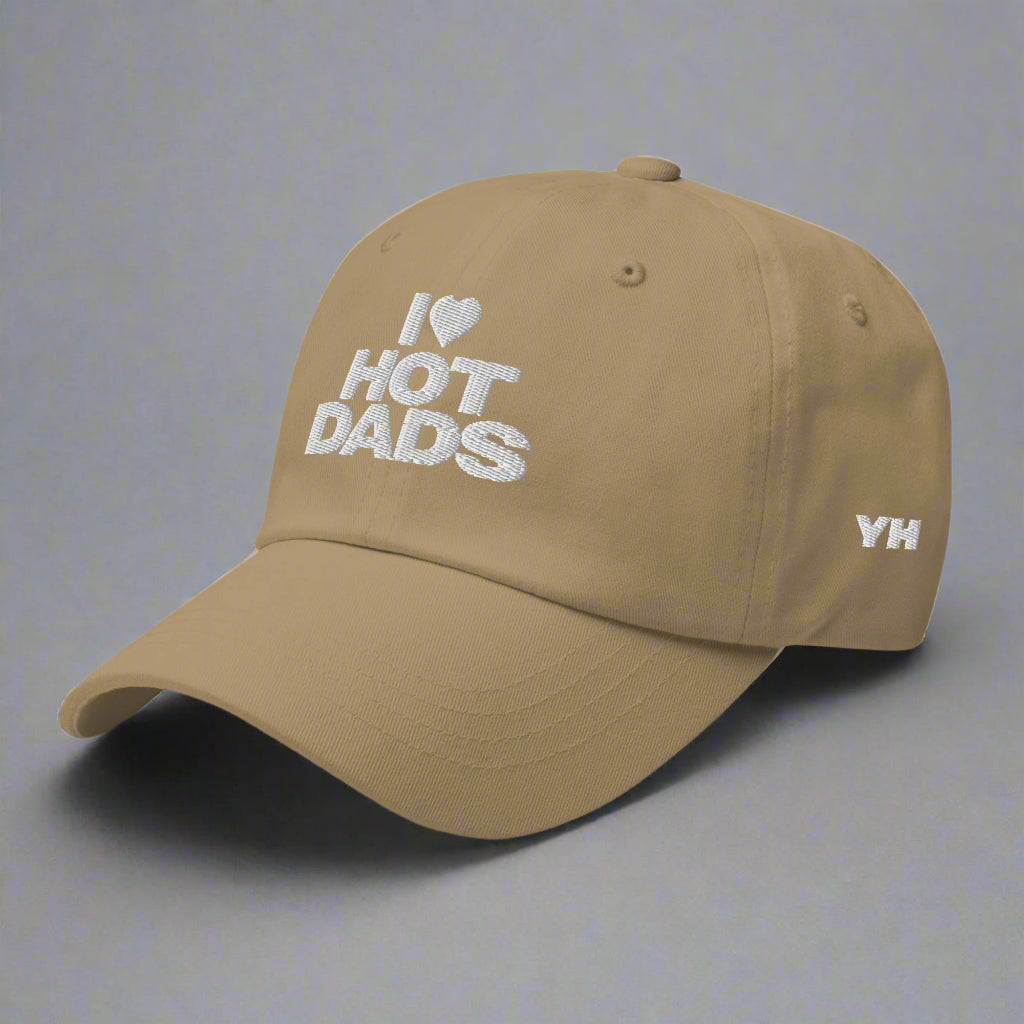 I Love Hot Dads Dad Hat