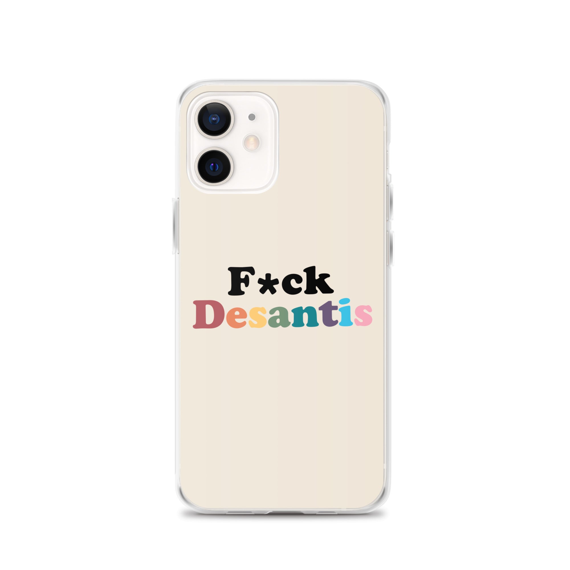 Funda transparente Fuck Desantis para iPhone®
