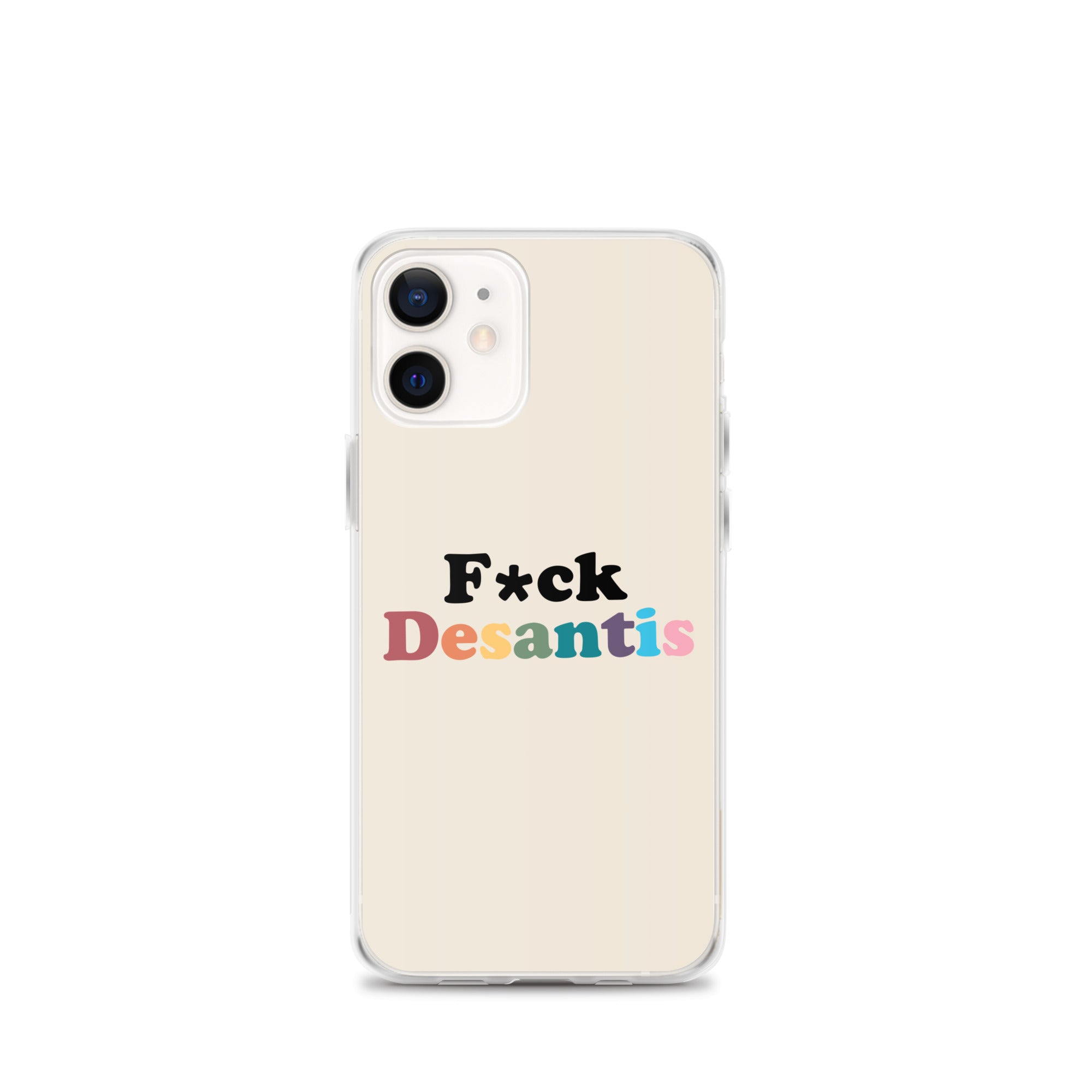 Funda transparente Fuck Desantis para iPhone®