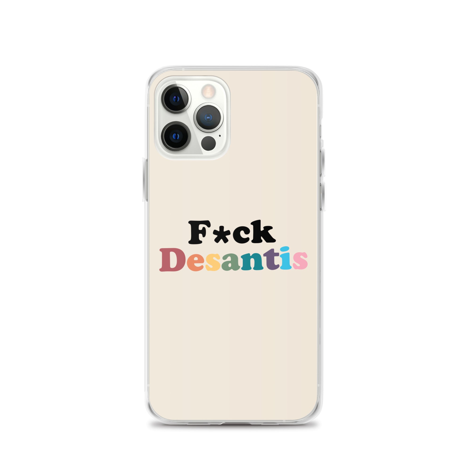 Funda transparente Fuck Desantis para iPhone®
