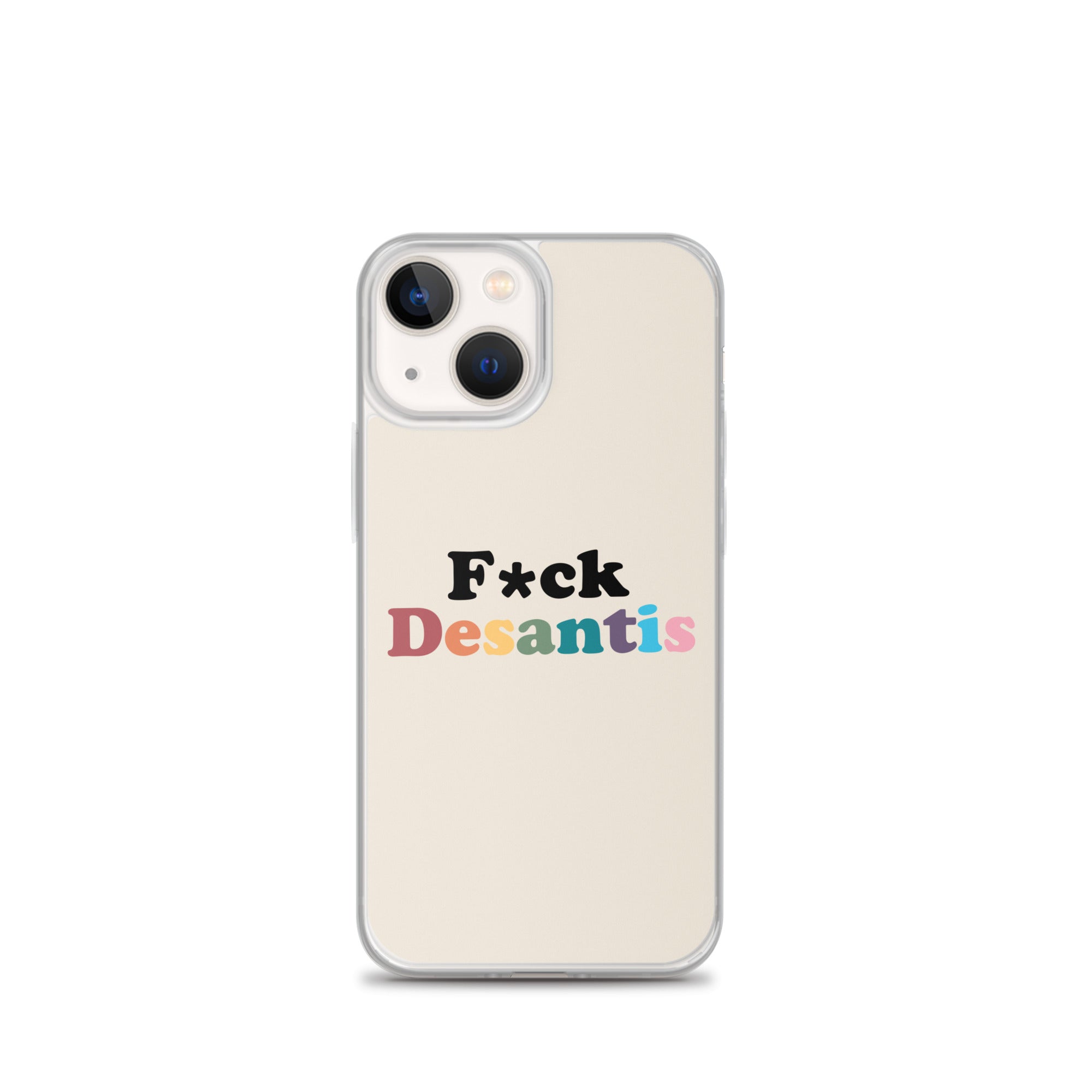 Funda transparente Fuck Desantis para iPhone®