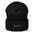 Bisexual Hearts Embroidered Cuffed Beanie