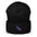 Eggplant Emoji Embroidered Cuffed Beanie