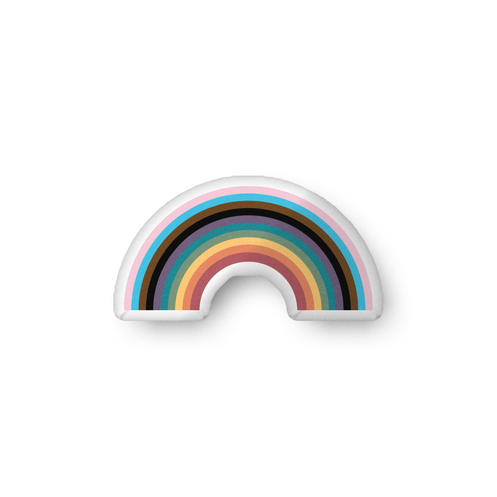 Progressive Pride Rainbow Pillow