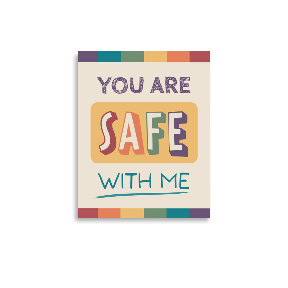 You Are Safe With Me Poster